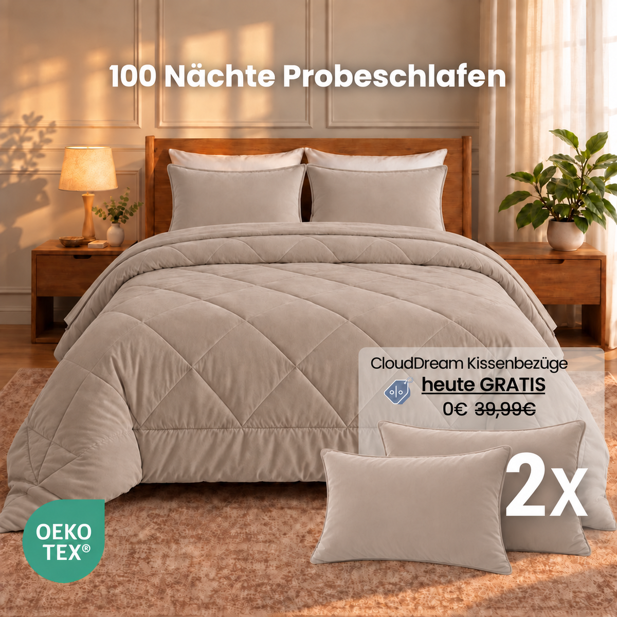 CloudDream - 2-in-1 Ganzjahresdecke