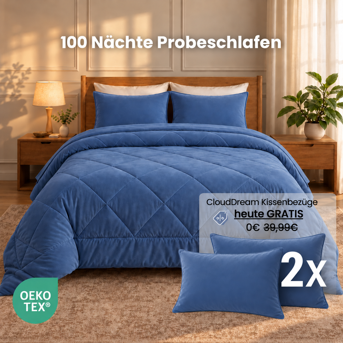 CloudDream - 2-in-1 Ganzjahresdecke