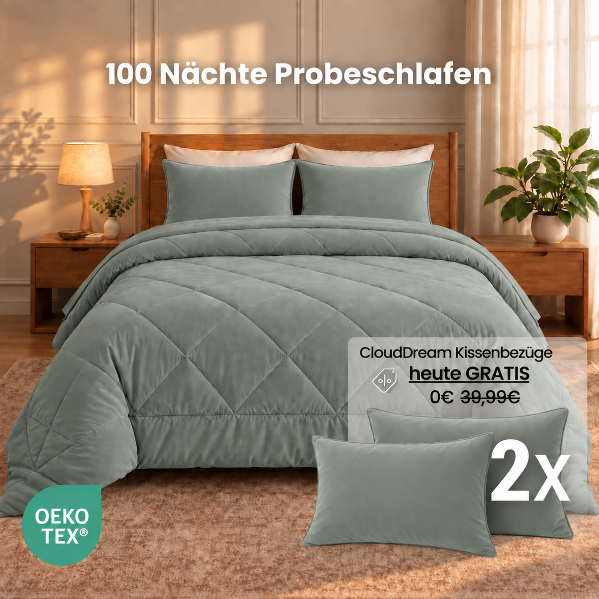 CloudDream - 2-in-1 Ganzjahresdecke