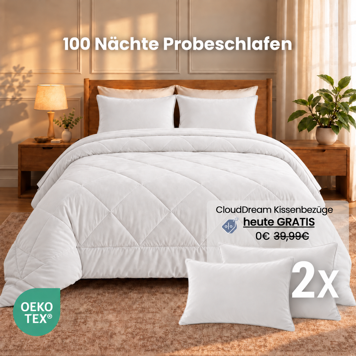 CloudDream - 2-in-1 Ganzjahresdecke